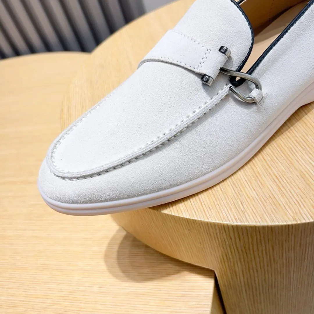 Men's Men's Shoes💰Men's Shoes💰440💰[loro piana] Couple's Style - The new moccasins are made of water-repellent treated suede uppers with rubber soles, a classic. The complex craftsmanship and meticulous structure make the shoes light and soft, allowing you to walk comfortably and freely. Perfect for wearing at the beach or out in the water during the summer. Women’s size: 35-40 Men’s size: 38-45
